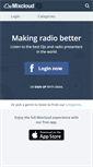 Mobile Screenshot of mixcloud.com