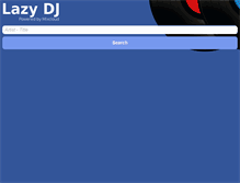 Tablet Screenshot of lazydj.mixcloud.com